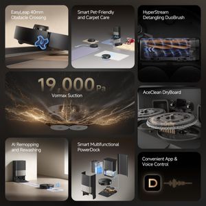 dreame L40s Pro Ultra Robot Vacuum Cleaner – Smart Mapping, Powerful Suction