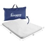 hiccapop Pack and Play Mattress Pad for (38"x26"x1"), Playpen Pad, Playard Mattress for Pack and Play, Pack N Play Mattress Topper with Carry Bag and Washable Cover, 1" Thick