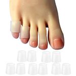 10 Pack Pinky Toe Sleeves Protectors, Toe Covers, Protect Toe from Rubbing, Ingrown Toenails, Corns, Blisters, Hammer Toes and Other Painful Toe Problems