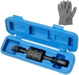 ReluxGO Diesel Injector Puller Tool with Slide Hammer, Common Rail Injector Remover w/ M8, M12, M14 Thread Adapter