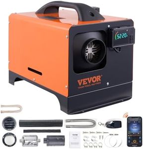 VEVOR Diesel Heater, 5KW Diesel Heater with Bluetooth App Control, All-in-one Diesel Heater with Automatic Altitude Adjustment, Portable Parking Heater for RV Trailer Camper Van Boat Car