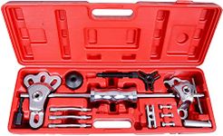 OKSTENCK 9-Way Slide Hammer Puller Set 18PCS Front Wheel Hub Bearing Remover & Rear Wheel Axle Hub Dent Shaft Puller Tool Kit Wrench Adapter Axle Bearing Hub Auto Set Pulling Hubs