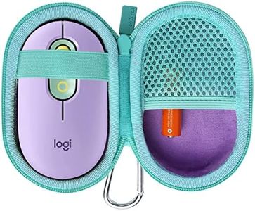 co2CREA Duro Viaggio Caso Copertina coustodia per Logitech POP Mouse Wireless (solo scatola,Case Only) (Blu/Viola)