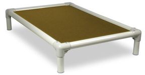 Kuranda Almond PVC Chewproof Dog Bed - Large (40x25) - Cordura - Khaki