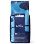 Lavazza Dek Coffee Beans, Decaffeinated, 500g Each, 2-Pack - Rich Espresso Flavor