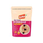 Yum Yum Instant Porridge |Honey |200g | High In Fiber | low In Fat | Source of Protein |100% Vegan | 30 Sec Ready To Eat Breakfast Cereal