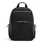 Vera Bradley Women's Performance Twill Commuter Backpack, Black, One Size