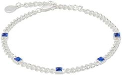 Alex and Ani AA7398234SS,Birthstone Curb Chain Bracelet, One Size, Brass, no gemstone