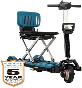 Pride i-Go Folding Scooter, 64 lbs, Robin's Egg Blue