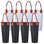 Windyun 8 Pieces Single Felt Bottle