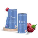 Sova Gut Health Supplements for Leaky Gut | IBS Relief | Prevent Loose Stools, Diarrhea, Upset Stomach | Clinically Researched Prebiotics, Probiotics & Digestive Enzymes | 5 Billion CFUs | 15 Vegan Sachets For Men and Women | Plug The Flow - Pack of 30