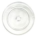 HQRP 15 3/4" Glass Turntable Tray Compatible with Kitchen Aid 8205676 W10818723 4375405 KBHC109JBL0 KBHC179JBL0 KBMC140HBL0 KBMC147HBL0 KEHC309JBL0 Microwave Oven Cooking Plate 15.75-inch 400mm