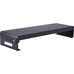 Lorell AC/USB Double Monitor Stand,