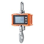 Klau 1000 kg 2000 lb Aluminum Case Digital Industrial Crane Scale Heavy Duty Hanging Scale Smart Measuring Tool Hoist orange for Home Farm Factory