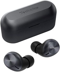 Technics True Wireless Multipoint Bluetooth Earbuds with Microphone, HiFi, Clear Calls, Long Battery Life, Lightweight Comfort Fit, Alexa Built In, EAH-AZ40-K (Black)