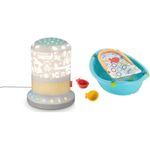 Fisher-Price Baby Sound Machine Smart Connect Deluxe Soother with Customizable Music, Timers & Light Projection | Rinse 'n Grow Tub