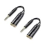 Cable Matters 2-Pack TRS Male to 2X