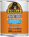 Gorilla Waterproof Patch & Seal Liquid Rubber Sealant, White, 32oz (Pack of 1)