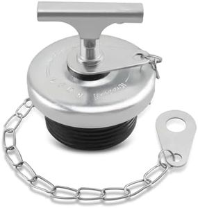 Oil Filler Cap W/Chain 107981 Fit for Cummins 855 & N14 (Bottle Stopper Type) Fit for Mack E6 Fit for Mack Cummins Cat Volvo IHC, All Makes 2 Inch Oil Filler Tube