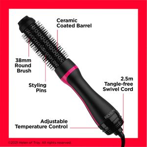Revlon One-Step Round Brush Hair Dryer – Volumizing Hot Air Styler