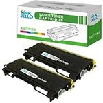 InkJello Compatible Toner Cartridge Replacement for Brother DCP-7010 7010L 7020 7025 Fax-2820 2920 HL-2030 2040 2050 2070 2070N 2500 MFC-7225N 7420 7820N TN2000 (Black, 2-Pack)