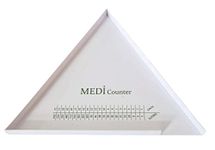 Medicounter Professional Triangle Tablet Counter - Durable Plastic Design (Large: 230mm)