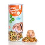 Niteangel Golden Hamster Food & Treats - Small Animal Natural Food for Syrian Golden Hamsters Gerbils Mice or Other Small-Sized Pets (Classics 500g Golden Hamster Food)