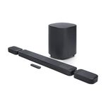 JBL Bar 1000MK2-7.1.4 Channel soundbar System with Detachable Surround Speakers, MultiBeam 3.0, Dolby Atmos and DTS:X, 960W with 10" Sub & Works with Voice Assistant-Enabled Speakers (Black)