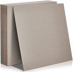 20 Pcs Book Board, Binders Board Chipboard Designer Bookboard Kraft Heavy Duty Chipboard Sheets Bookbinding Supplies for Book Binding Cover (Gray, 12 x 12 Inch 70PT)