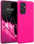 kwmobile Case Compatible with OnePlus 9 (EU/NA Version) Case - TPU Silicone Phone Cover with Soft Finish - Neon Pink