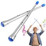 TOYANDONA Electronic Drumsticks, Electronic Air Drum Sticks, Rhythm Beat Drum Stick, Adjustable Sensitivity Intelligent Electric Light Up Drumsticks, Percussion Instrument Tool(1 Pair)