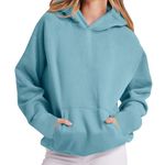 takaeys Womens Deals Hoodies for Women Trendy Long Sleeve Hooded Sweatshirt Oversized Fleece Pullover 2024 Fall Outfits with Pocket