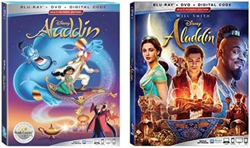 Aladdin Blu-ray Collection: Disney's Aladdin (1992, Animated) / Disney's Aladdin (2019, Live Action) [Blu-ray + DVD + Digital Code]