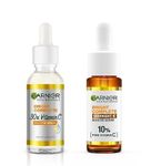 Garnier Bright Complete Vitamin C Serum 15ml + Over Night Serum 15ml (PACK OF 2) (30 ml)