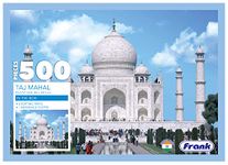 Frank Taj Mahal Jigsaw Puzzle (500 Pieces) for Adults and Kid Above 10+ Years- Realistic Illustrations -Fun & Challenging Brain Booster Games - for Focus and Memory -33901