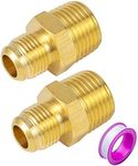 Breezliy 2 PCS Brass Tube Fitting, 