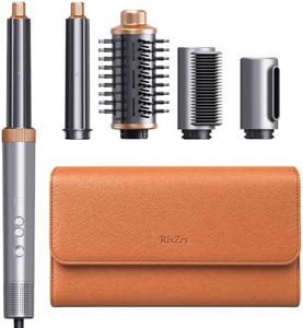 RixZrv AeroSurge Air Styler for Hair, 5 in 1, 110,000 RPM Motor, Fast Dry | Multi Styling Tool with 4 Point Precision Lock for Curling, Smooth Straightening, Volumizing, Anti-Frizz, Less Heat Damage