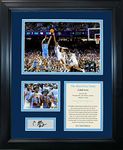 HOFSM.COM Hall of Fame Sports Memorabilia Framed Caleb Love UNC Shot vs Duke 2021-2022 NCAA Tournament Facsimile Laser Engraved Signature Auto Basketball 11"x14" Photo Sig Collage