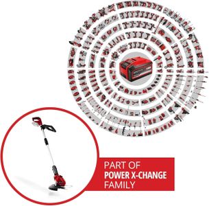Einhell 18V Cordless Grass Trimmer & Edger – 24cm, 20 Blades, Power X-Change