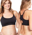 Cake Lingerie Maternity Nursing Luxury Seamless Cotton Candy Bra, Black, X-Large