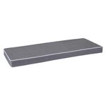 Alfresia 2-Seater Garden Bench Cushion – Replacement Outdoor Bench Seat, Luxury Style, Thick Luxury Foam Filling, Polyester Case (Grey)