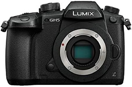 Panasonic Lumix GH5 | Fotocamera Ibrida Expert (sensore 4/3 20 MP, Dual Stab., Mirino OLED, Display Oriente. tact., AF DFD 225 Zones, 4K60p/C4K24p/4:2:2 10bit, Tropicalizzato) Nero - Versione francese