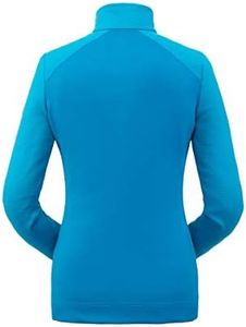 Spyder Women’s Drive Zip T-Neck Pullover, Large, Lagoon