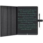 LONGTOO LCD Writing Tablet, 11.5" Full Screen Digital Notepad for Kids and Adults, Writing Tablet with Hall Switch and Tablet Case, Drafting, Drawing, Leaving Message, Black