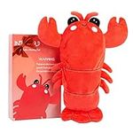 Intoypad Microwavable Heating Pad for Cramps, Cuddly Warming Pillow, Cute Lobster Plush with Heating Pad