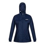 Regatta Womens Pack-It III Waterproof Packaway Jacket - Navy - 14