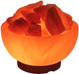 Three Elements Himalayan Rock Salt Lamp Fire Bowl 3-5KG Recommended By Vastu Experts For Good Health And Wealth