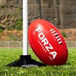 FORZA Torpedo AFL Training Football | Weatherproof Aussie Rules Footballs | 100% Hand Stitched (Pack Of 1, Size 4)