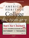 The American Heritage College Dictionary