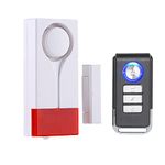 Lancoon Door Window Open Alarm, Wireless Remote Control Magnetic Sensor Chime Anti Theft Home Security DIY Protection for House Apartment Garage Kids Safety